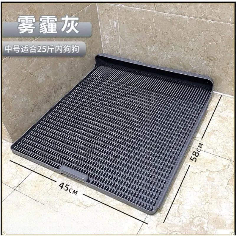 Integrated Extra Large Dog Potty Tray, Indoor Pet Toilet Basin for Small Medium Large Dogs and Golden Retriever