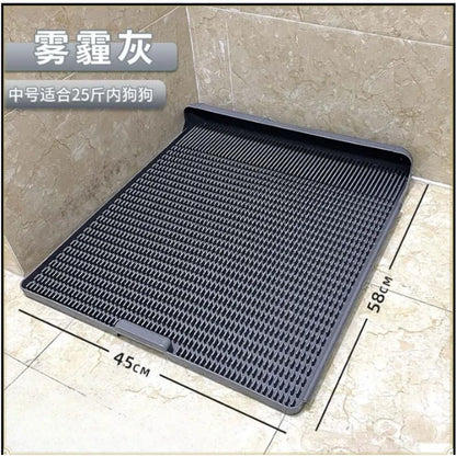 Integrated Extra Large Dog Potty Tray, Indoor Pet Toilet Basin for Small Medium Large Dogs and Golden Retriever
