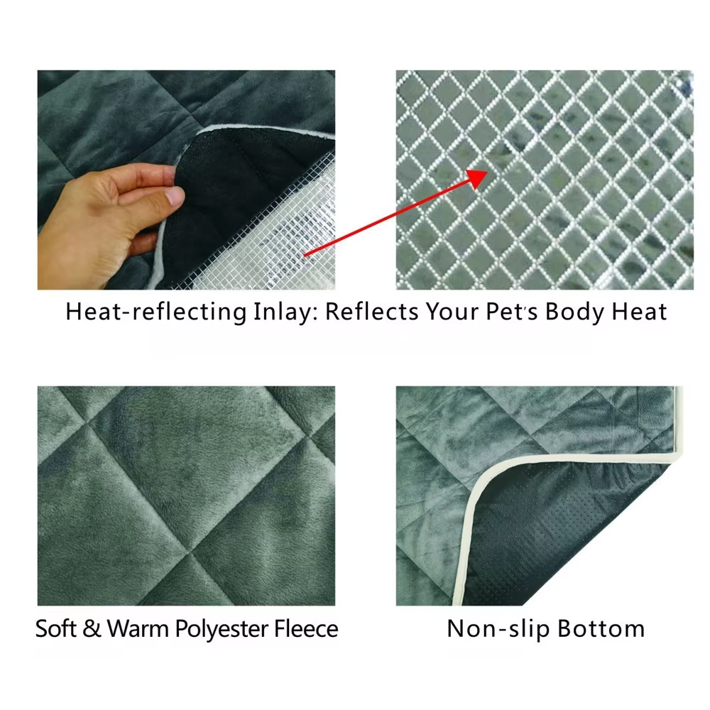 Dog Blanket: Self-Warming Pet Blanket with Pee Pad for Cats & Dogs
