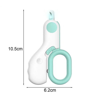 Pet Nail Clippers With Safety Lock Lighted Nail Trimmer For Cats Dogs Rabbits Professional Grooming Tool Scissors With LED Light
