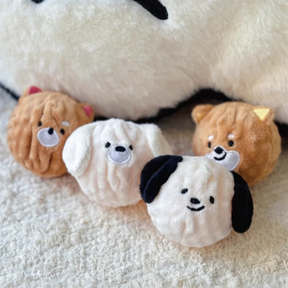 Squeaky Dog Toy: Spiked Chew Toy for Small Dogs & Cats