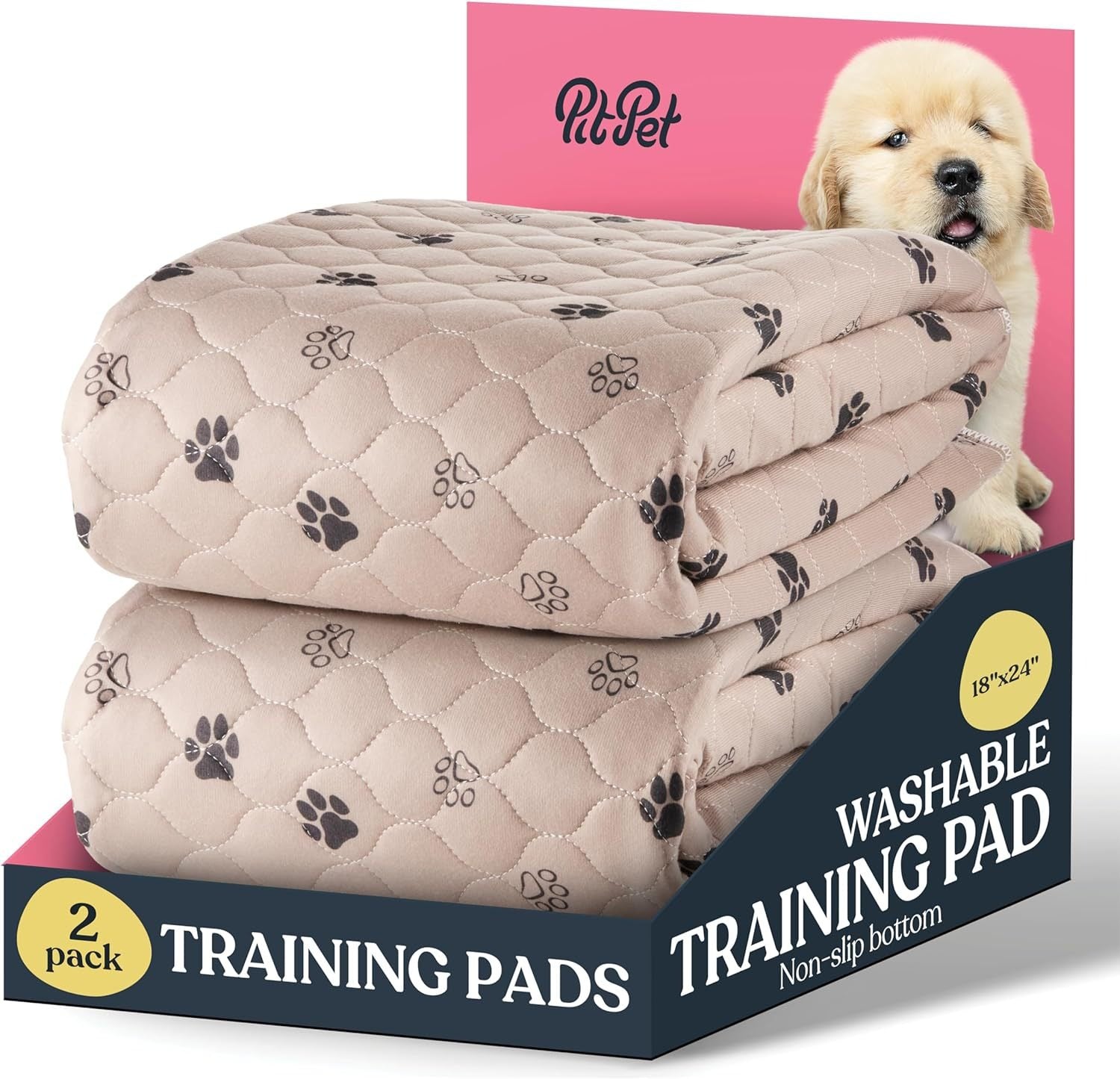 Washable Dog Pad Pee: Reusable Anti-Slip Pet Bed Mat