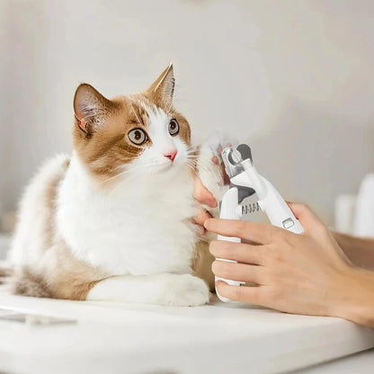 Pet Nail Clippers LED Light - Dog Cat Grooming Scissors