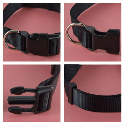 Breakaway Nylon Pet Collar - Adjustable Quick Release Buckle