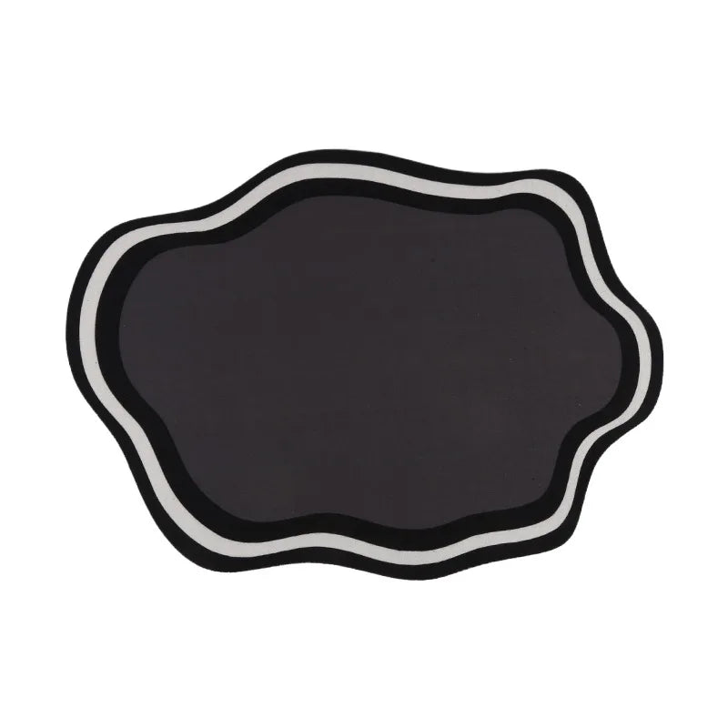 Dog Mat: Diatom Mud Pet Feeding Mat - Non-Stick Waterproof Tray