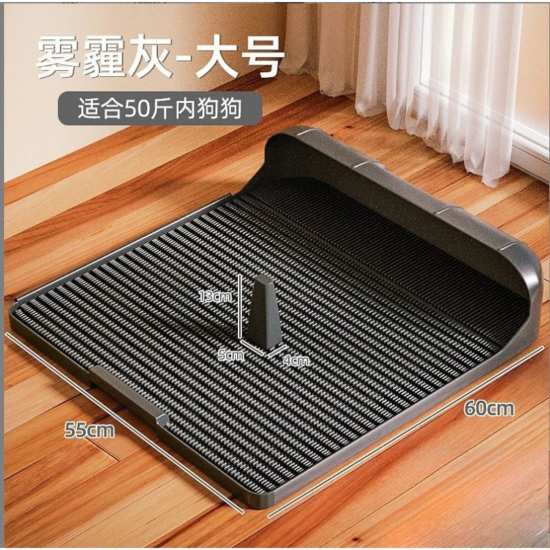Integrated Extra Large Dog Potty Tray, Indoor Pet Toilet Basin for Small Medium Large Dogs and Golden Retriever