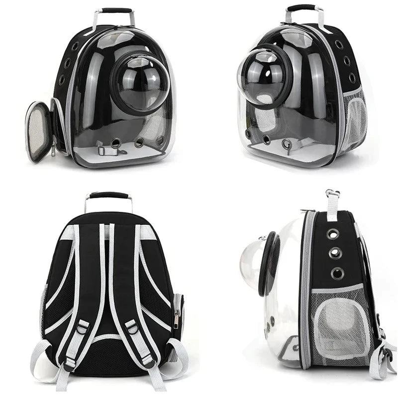Transparent Breathable Portable Space Capsule Pet Carrier Backpack for Dog Cat Carrying Transport Bag