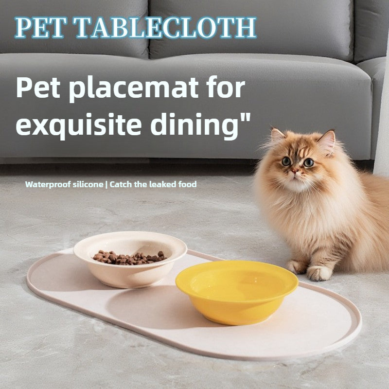 Non-Slip Waterproof Dog Bowl: Feeding Mat Bowl for Pet Bowls