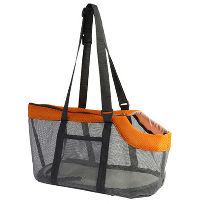 Dog Carrier Bag: Soft-Sided Mesh for Small Dogs & Cats
