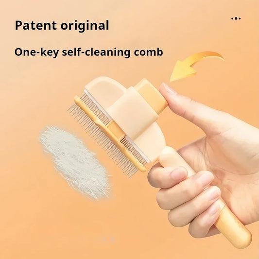 Cat Dog Hair Remover Brush Dog Hair Grooming Pet Accessories Comb for Long Hair Dog Remove Hair Cleaning Bath Brush Dog Supplies
