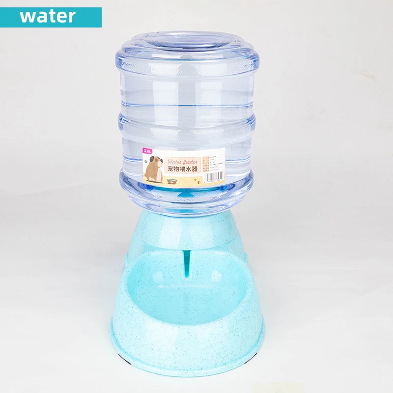 Dog Feeder Bowls: Large Capacity & Auto Water Dispenser