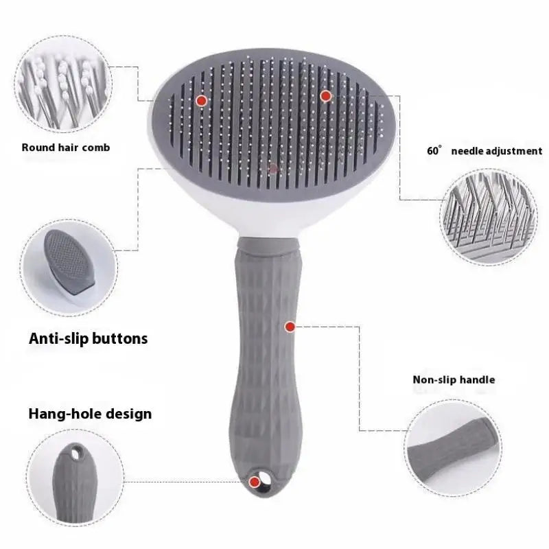 Dog Brush - Hair Cleaner & Lint Removal for Dogs & Cats
