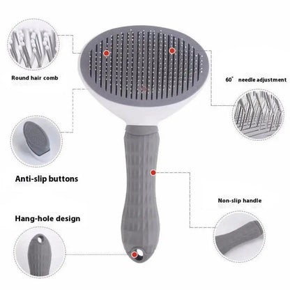 Dog Brush - Hair Cleaner & Lint Removal for Dogs & Cats