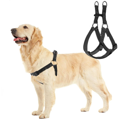 Solid Color Step-In Dog Harness for Small Dogs