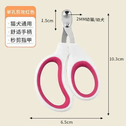 Pet Nail Clippers: Anti-Bleed Professional Grooming Tool