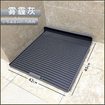 Integrated Extra Large Dog Potty Tray, Indoor Pet Toilet Basin for Small Medium Large Dogs and Golden Retriever