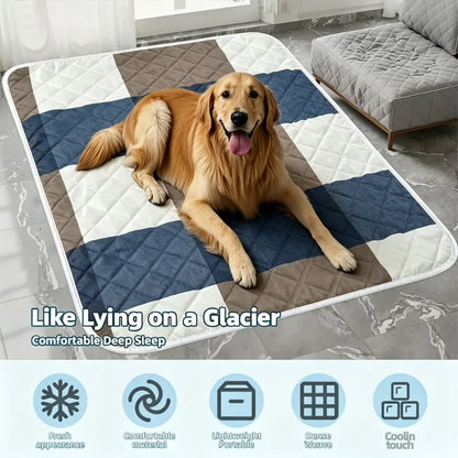 KEMORELA Pet Cooling Pad Extra For large Washable Ice Mat Universal For Large Dogs Cats All Season Multiple Sizes Pet Bed