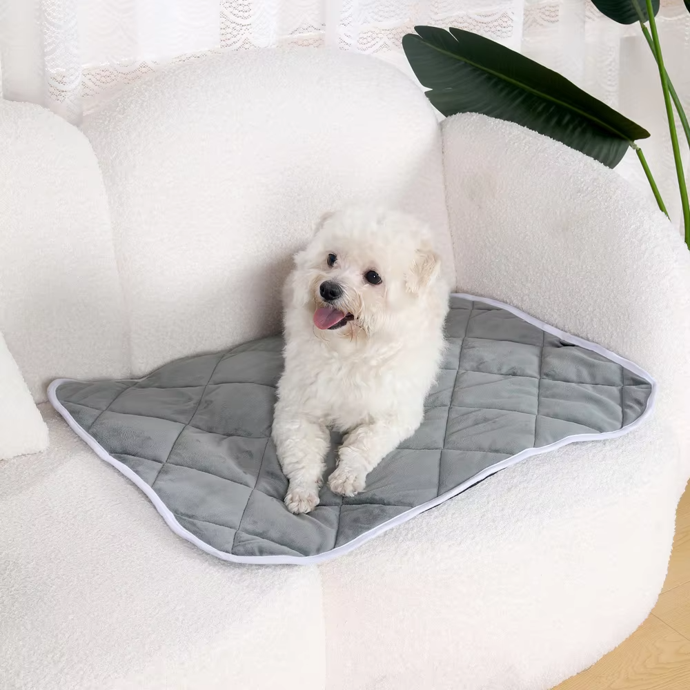 Dog Blanket: Self-Warming Pet Blanket with Pee Pad for Cats & Dogs