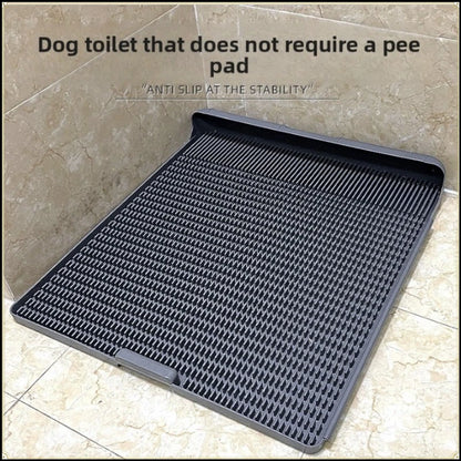 Integrated Extra Large Dog Potty Tray, Indoor Pet Toilet Basin for Small Medium Large Dogs and Golden Retriever