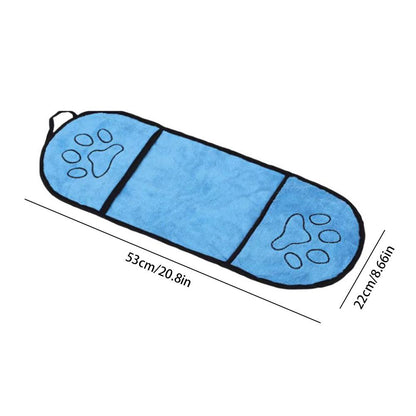 Bath Towel: Pet Absorbent Towel Quick Drying for Cats & Dogs