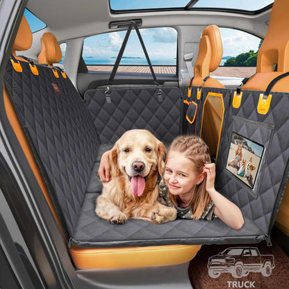 Waterproof Car Pet Seat Pad 137x147CM Double Zipper