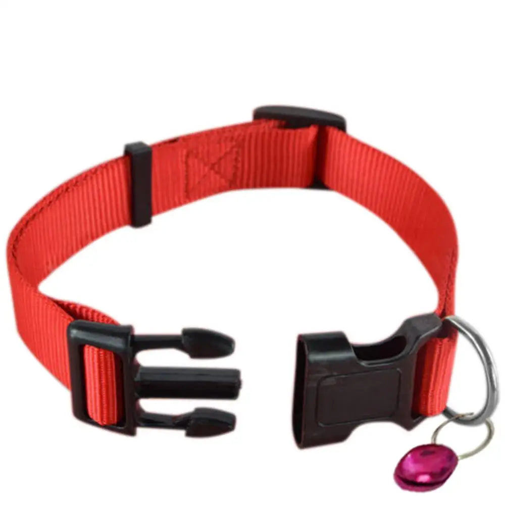 Breakaway Nylon Pet Collar - Adjustable Quick Release Buckle