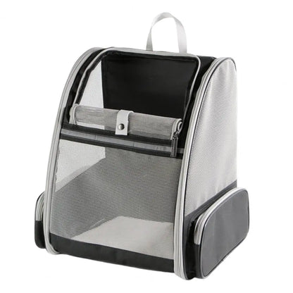 Pet Carrier Mesh Backpack for Cats & Small Dogs - Breathable