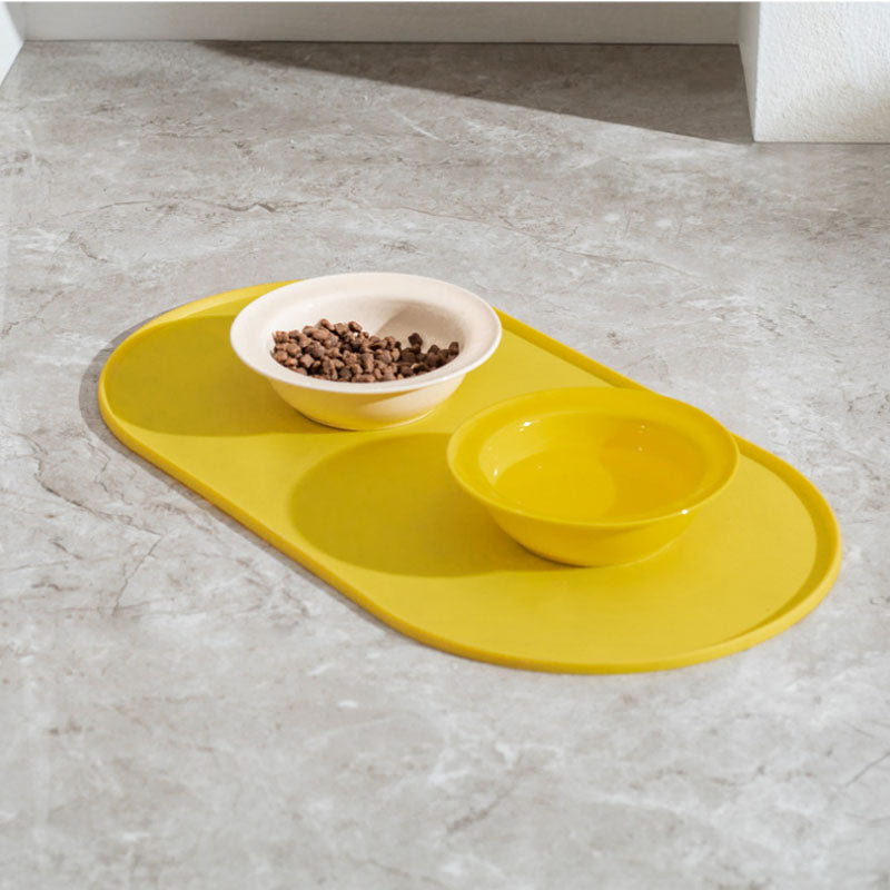 Non-Slip Waterproof Dog Bowl: Feeding Mat Bowl for Pet Bowls