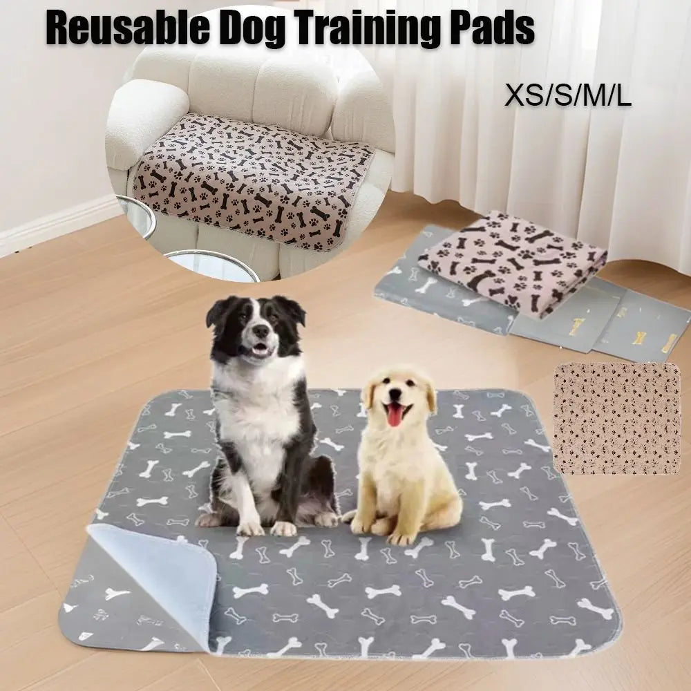 Super Absorbent Pet Bed Mat Washable Reusable Puppy Pee Pad with Pheromones Anti-Slip Leak-Proof Pet Training Pads Pet Training