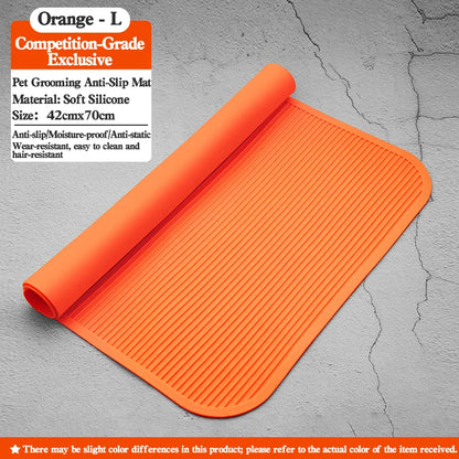 Silicone Waterproof Pet Grooming Table Anti-Slip Pad Beauty Mat Upgrade Model with Beautician Sign Competition Pad