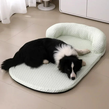 Removeable Summer Pet Bed Ice Silk Cooling Pet Mat Foam Sleeping Sofa Puppy Kennel Summer Cooling Fabric Dog Cat Bed Pet Cushion