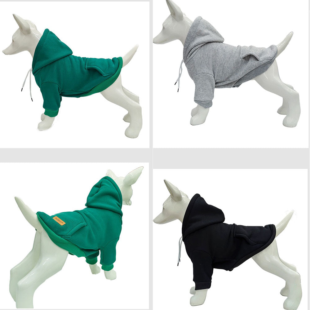 Pet Dog Clothes: Winter Soft Cotton Dog Hoodie XL - Anti-Pilling & Stylish