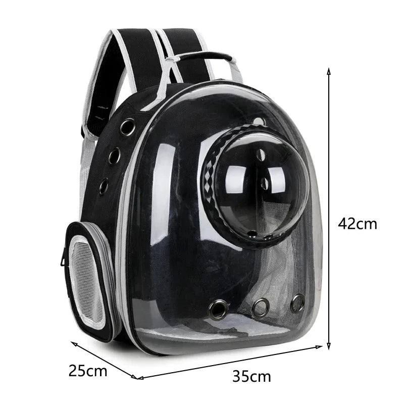 Transparent Breathable Portable Space Capsule Pet Carrier Backpack for Dog Cat Carrying Transport Bag