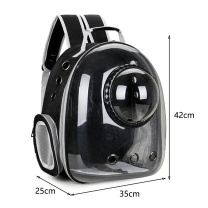 Transparent Breathable Portable Space Capsule Pet Carrier Backpack for Dog Cat Carrying Transport Bag