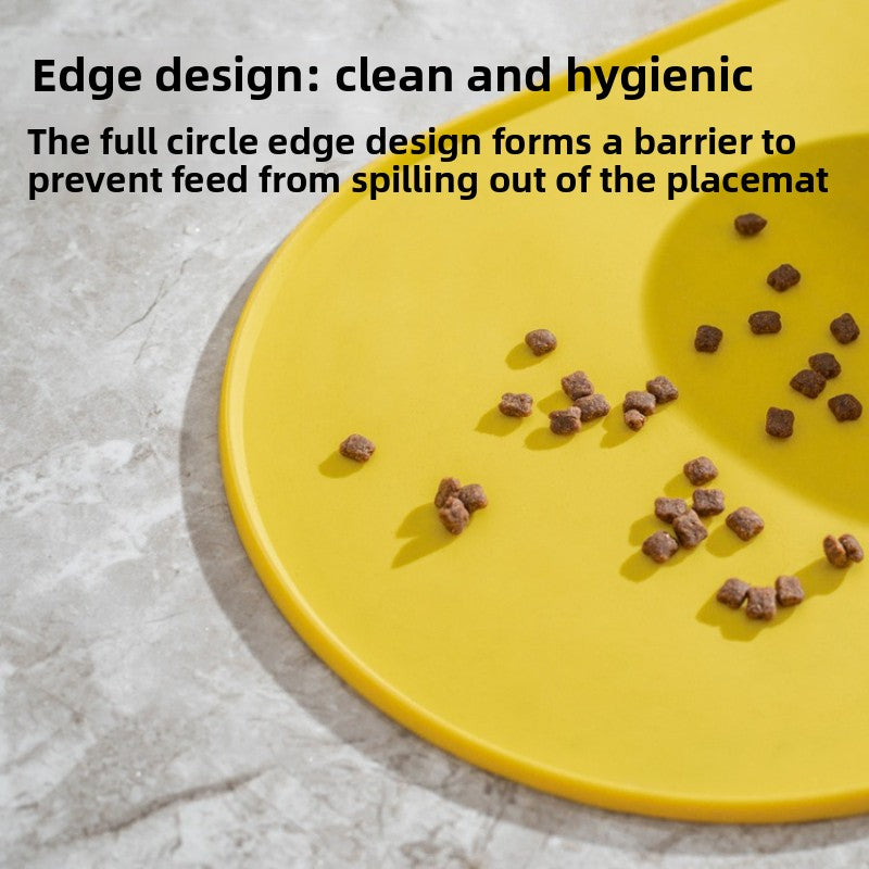 Non-Slip Waterproof Dog Bowl: Feeding Mat Bowl for Pet Bowls