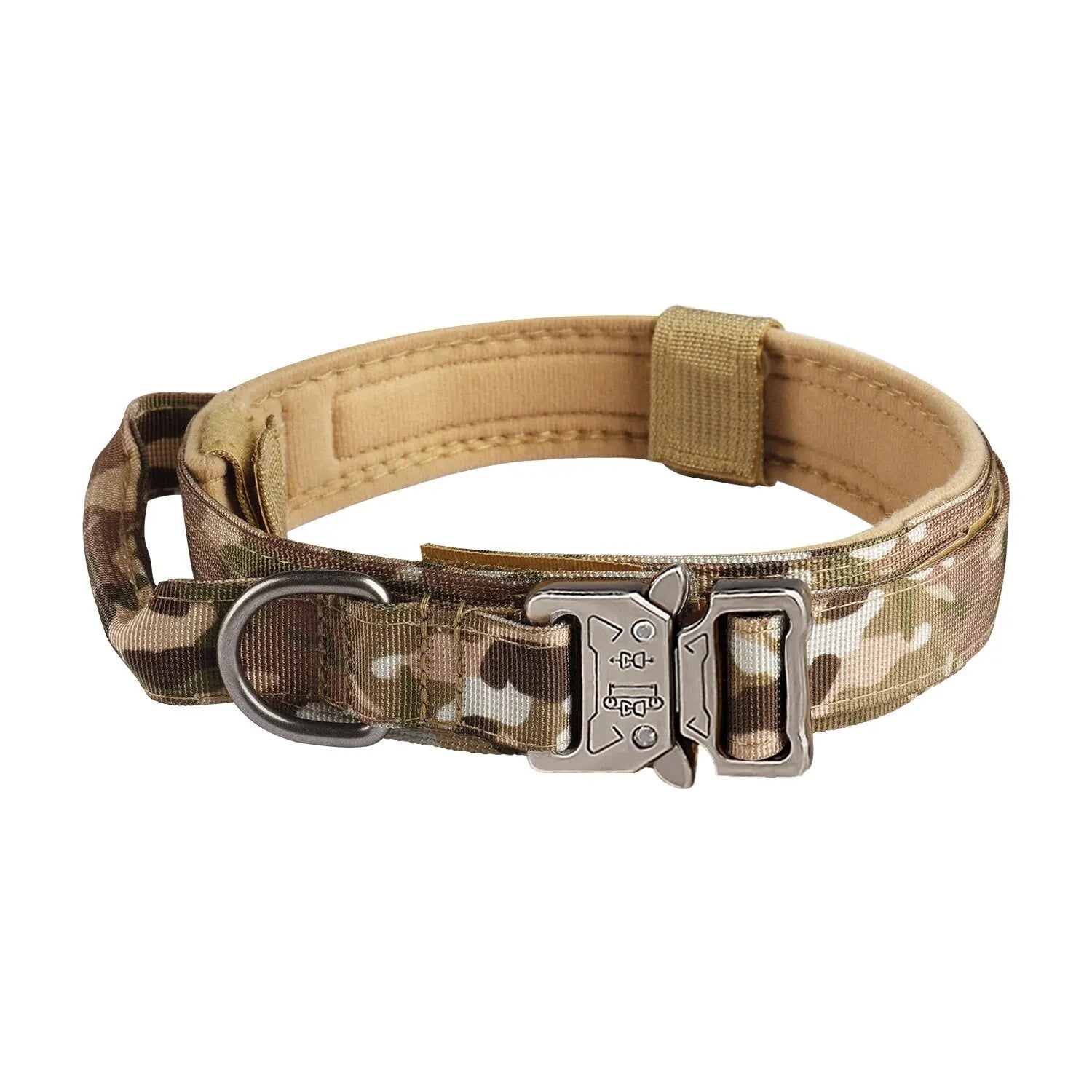 Dog Collar: Metal Buckle, Breathable Nylon, Medium/Large