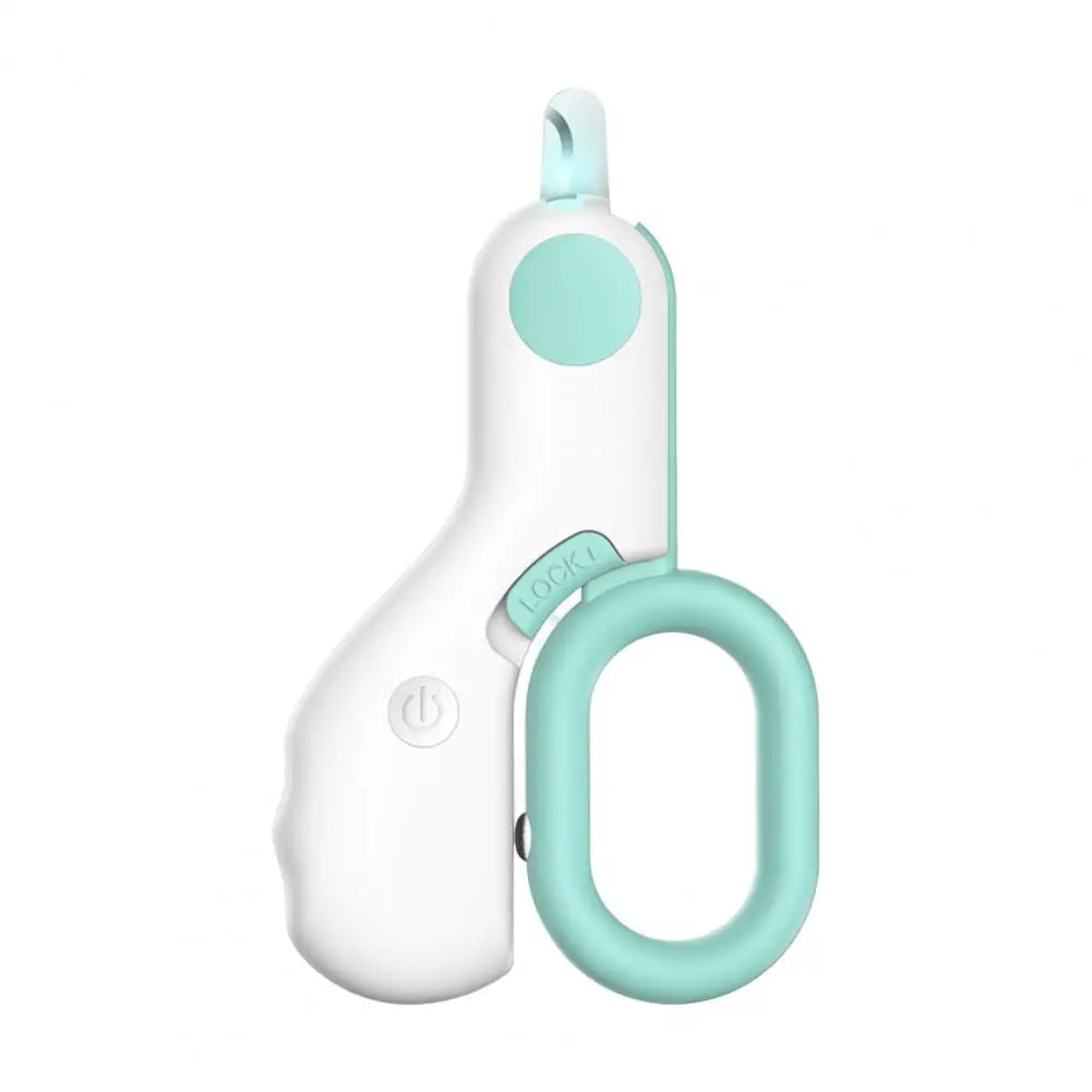 Pet Nail Clippers With Safety Lock Lighted Nail Trimmer For Cats Dogs Rabbits Professional Grooming Tool Scissors With LED Light