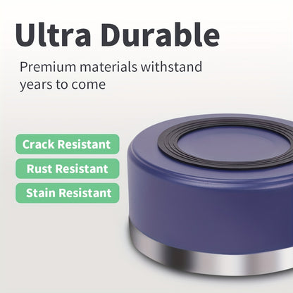 Premium Dog Bowl: Large Stainless Steel with Non-Slip Mat