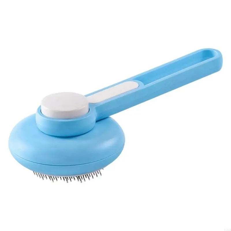 For Shedding Control And Coat Care Pet Deshedding Brush With Massage Function ABS Cats Grooming Tool