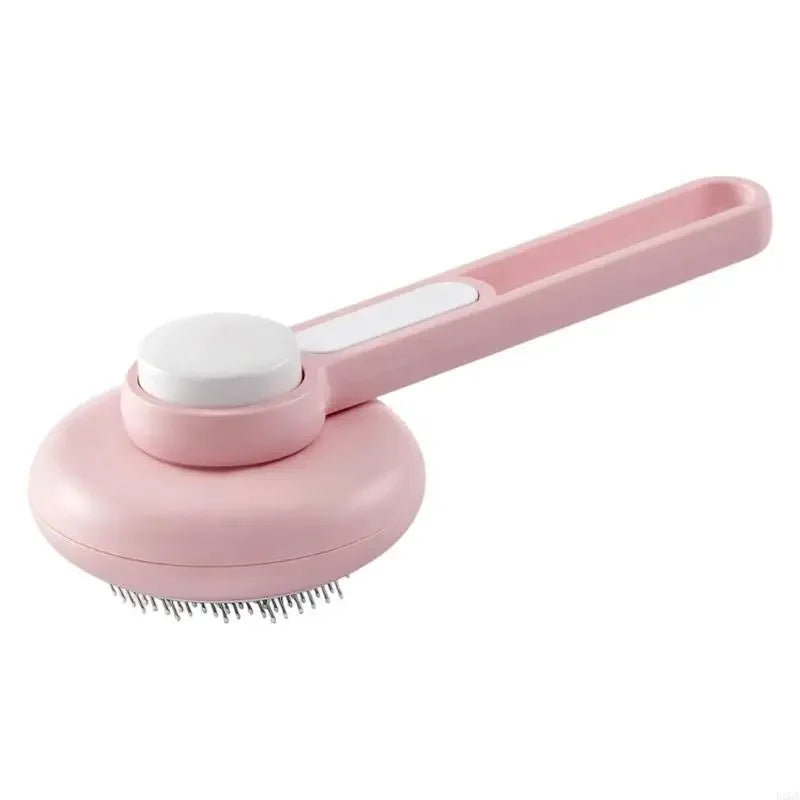 For Shedding Control And Coat Care Pet Deshedding Brush With Massage Function ABS Cats Grooming Tool