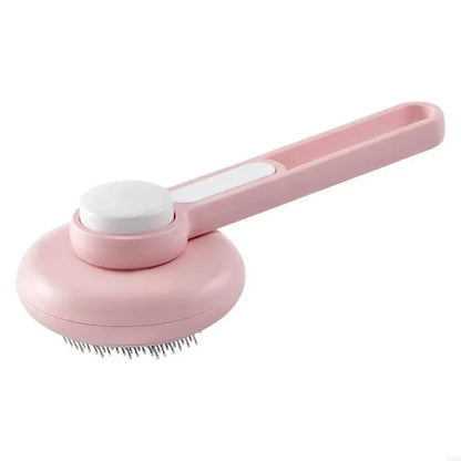 For Shedding Control And Coat Care Pet Deshedding Brush With Massage Function ABS Cats Grooming Tool