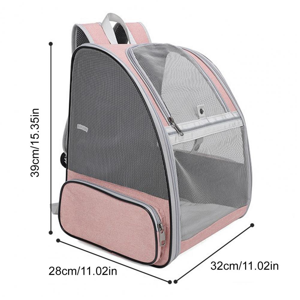 Pet Carrier Mesh Backpack for Cats & Small Dogs - Breathable