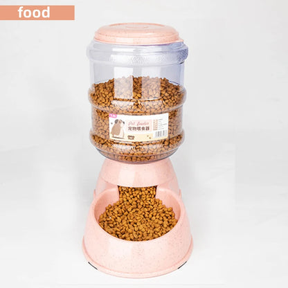 Dog Feeder Bowls: Large Capacity & Auto Water Dispenser