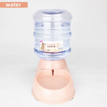 Dog Feeder Bowls: Large Capacity & Auto Water Dispenser