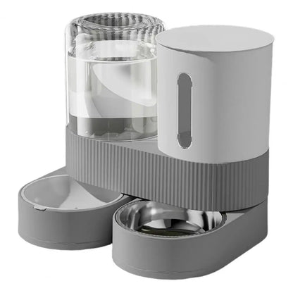 Automatic Cat Feeder & Water Dispenser Set for Pets