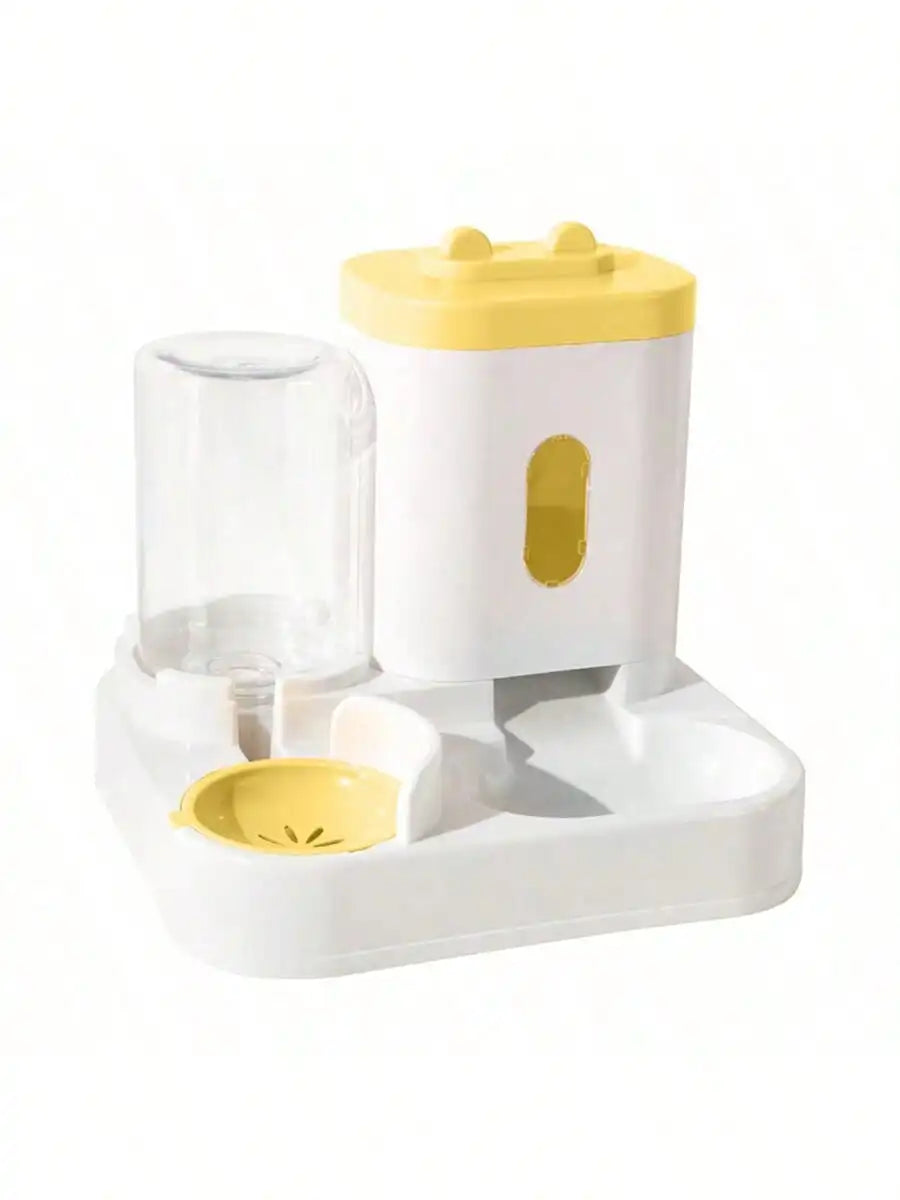 Automatic Cat Water Dispenser & Feeder - Spill-Proof Design