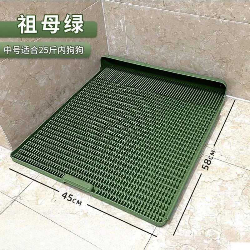 Integrated Extra Large Dog Potty Tray, Indoor Pet Toilet Basin for Small Medium Large Dogs and Golden Retriever