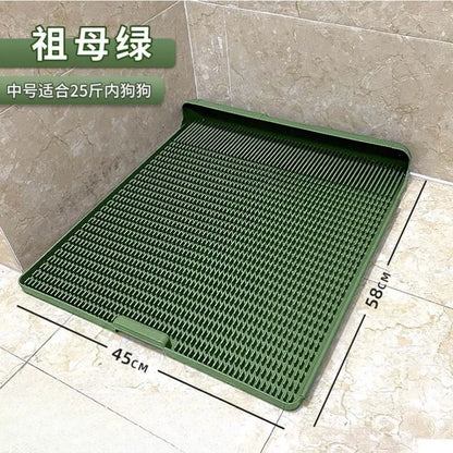 Integrated Extra Large Dog Potty Tray, Indoor Pet Toilet Basin for Small Medium Large Dogs and Golden Retriever