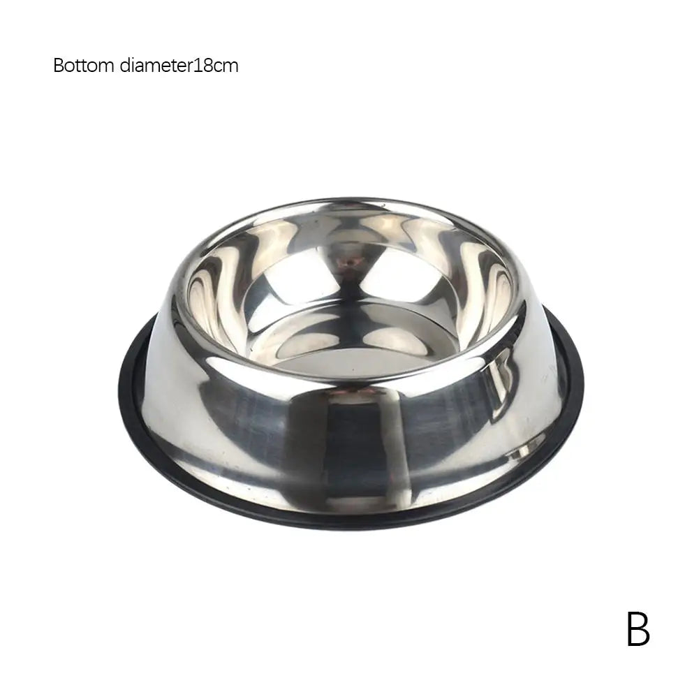 Steel Cat Bowl - Durable Pet Feeder for Cats & Dogs
