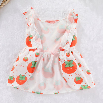 Dog Dresses: Soft Floral Outfit for Cats & Dogs